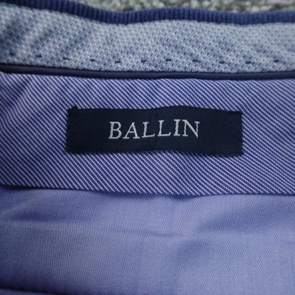 Ballin Pants‎ Mens 38X31 Blue Pinwale Corduroy Chino Trouser Flat Front Stretch